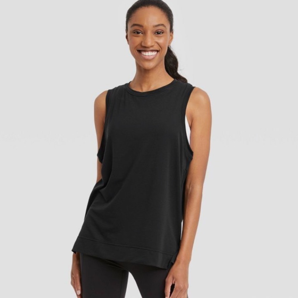 All in motion Active Muscle Tank, Sleeveless, Black